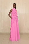 Greta Constantine Quince Gown In Pink