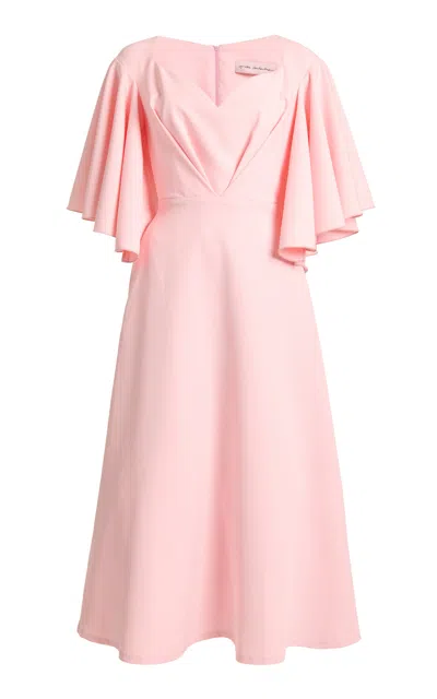 Greta Constantine Raynia Sweetheart A-line Midi Dress In Pink