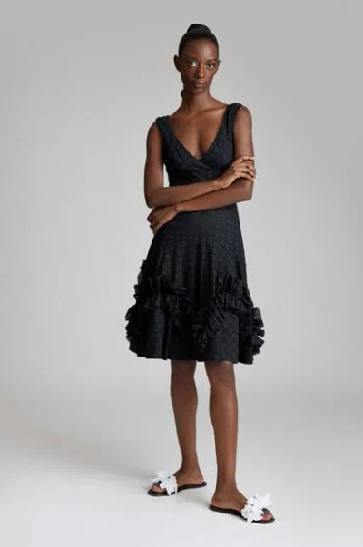 Greta Constantine Rosson Dress In Black