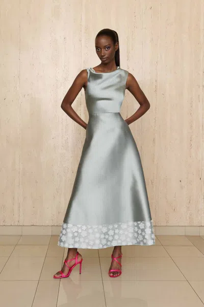 Greta Constantine Shiro Dress In Gray