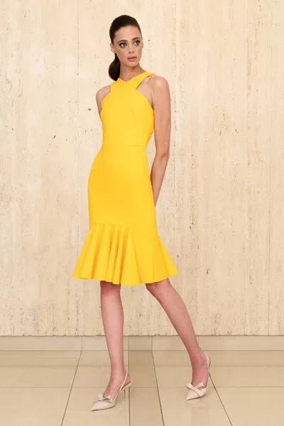 Greta Constantine Sleeveless Arving Dress In Multi
