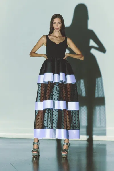 Greta Constantine Sleeveless Brinly Dress In Multi