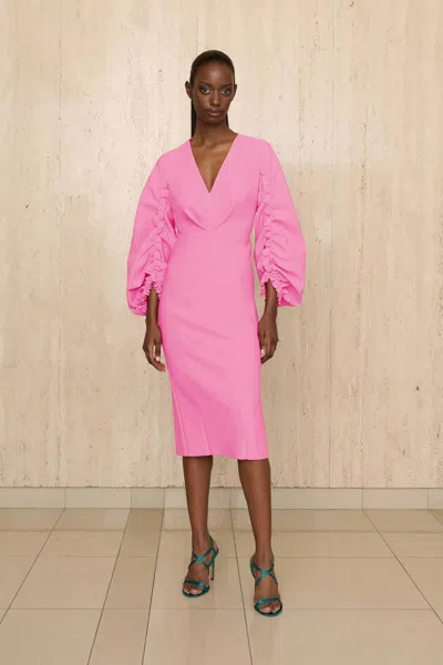 Greta Constantine Sora Dress In Pink