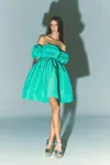 GRETA CONSTANTINE STRAPLESS ZAI DRESS