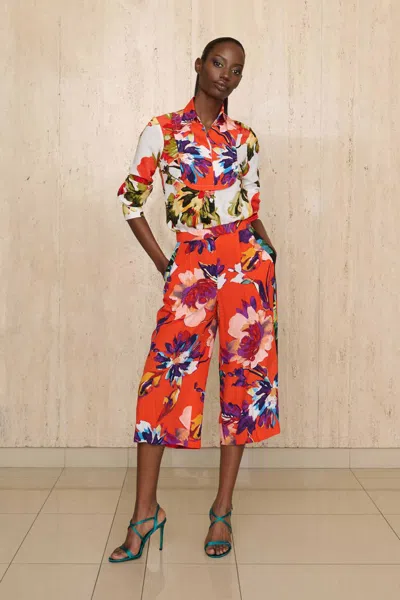 Greta Constantine Tadros Shirt With Ian Pant In Orange