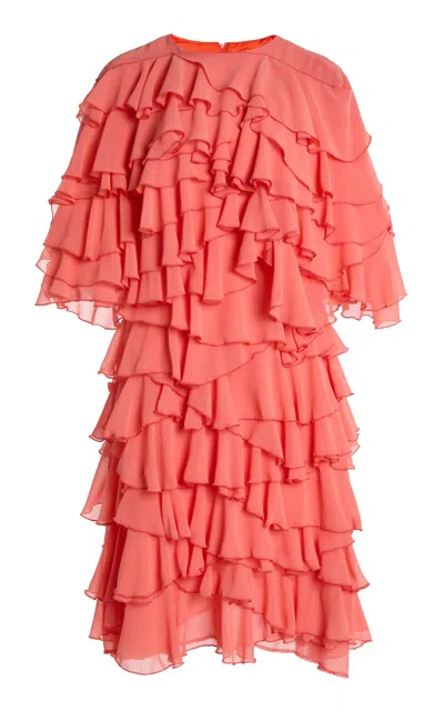 Greta Constantine Tetra Ruffled Dress