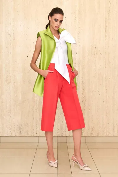 Greta Constantine Vest & Top & Pants Combo In Multi