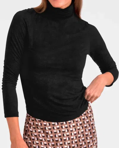 Gretchen Scott Agnes Turtleneck Sweater In Black