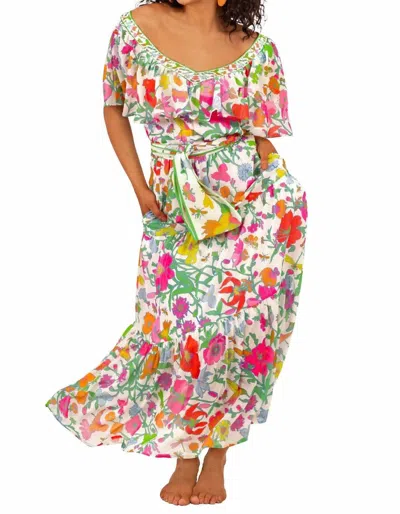 Gretchen Scott Arles Dress - Birds And Bees In Brights In Multi