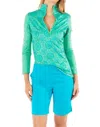Gretchen Scott Bermuda Shorts In Turquoise In Blue