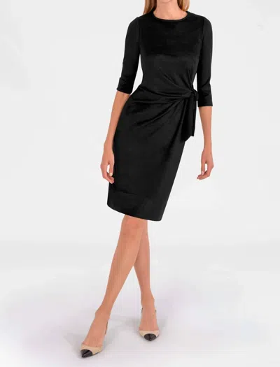 Gretchen Scott Cinch & Tie Dress In Black