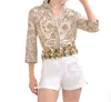 Gretchen Scott Comfy Cozy Shirt In Khaki In Green