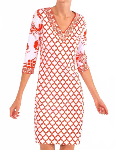 Gretchen Scott Crab Soup Dress In Red