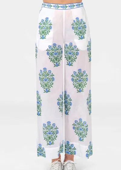 Gretchen Scott Crinkle Dimple Effortless Pant In Kelly In Metallic