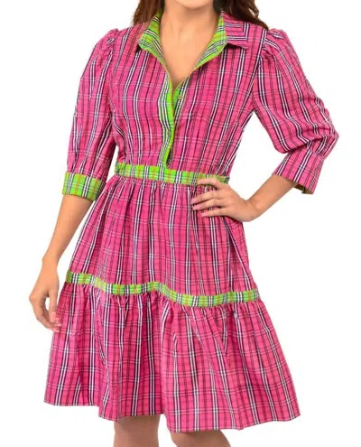 Gretchen Scott Damsell Dress In Multi Plaid