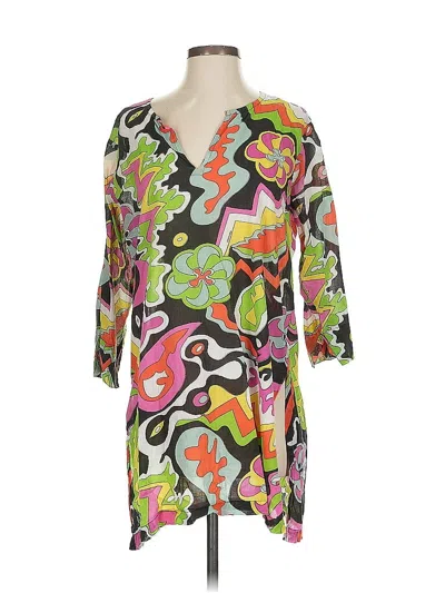 Pre-owned Gretchen Scott Designs 3/4 Sleeve Blouse In Pink