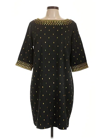 Pre-owned Gretchen Scott Designs Casual Dress In Black