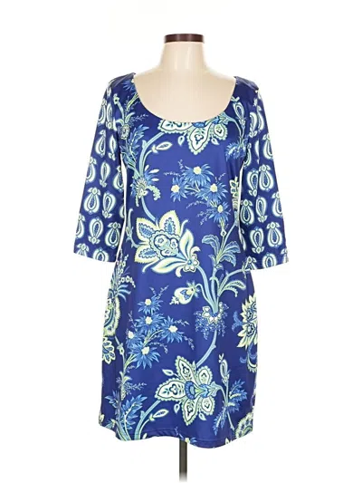 Pre-owned Gretchen Scott Designs Casual Dress In Blue