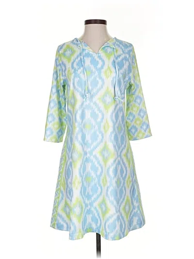 Pre-owned Gretchen Scott Designs Casual Dress In Blue