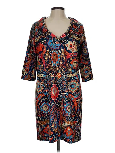 Pre-owned Gretchen Scott Designs Casual Dress In Blue