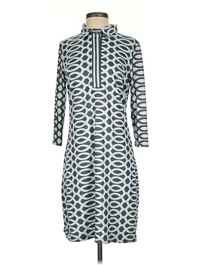 Pre-owned Gretchen Scott Designs Casual Dress In Blue