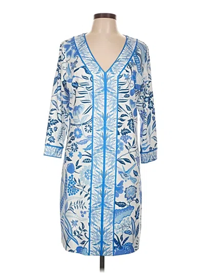 Pre-owned Gretchen Scott Designs Casual Dress In Blue