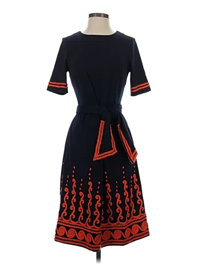 Pre-owned Gretchen Scott Designs Casual Dress In Blue