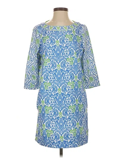 Pre-owned Gretchen Scott Designs Casual Dress In Blue