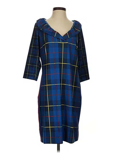 Pre-owned Gretchen Scott Designs Casual Dress In Blue