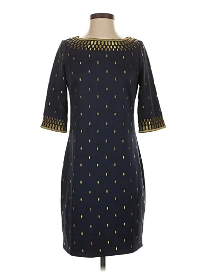 Pre-owned Gretchen Scott Designs Casual Dress In Blue