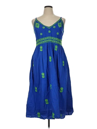Pre-owned Gretchen Scott Designs Casual Dress In Blue