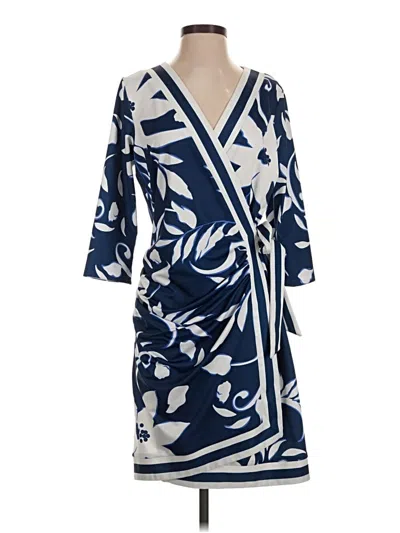 Pre-owned Gretchen Scott Designs Casual Dress In Blue
