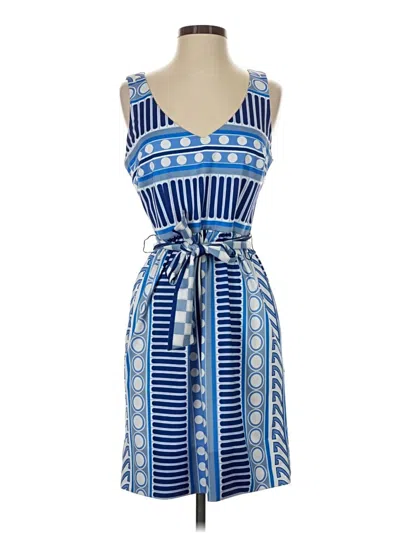 Pre-owned Gretchen Scott Designs Casual Dress In Blue