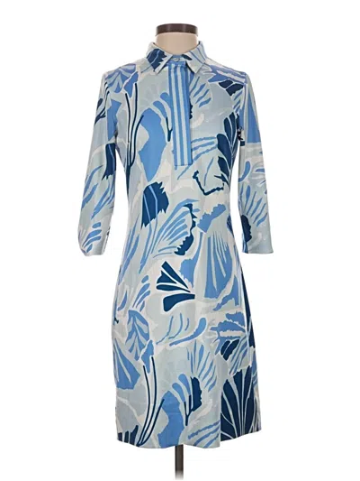 Pre-owned Gretchen Scott Designs Casual Dress In Blue