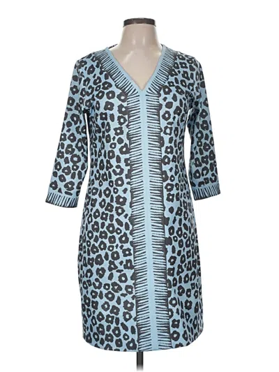 Pre-owned Gretchen Scott Designs Casual Dress In Blue