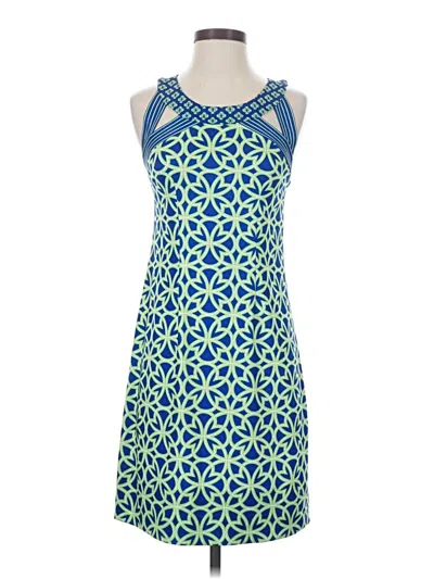 Pre-owned Gretchen Scott Designs Casual Dress In Blue