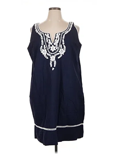 Pre-owned Gretchen Scott Designs Casual Dress In Blue