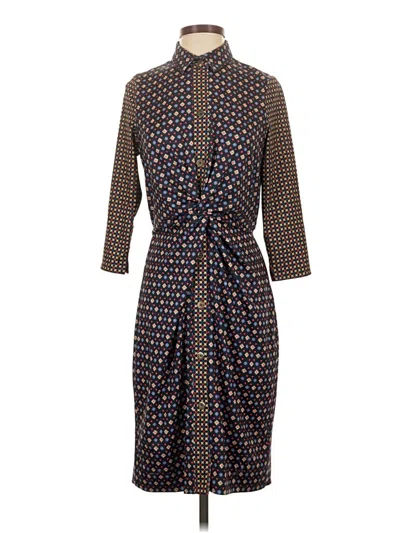 Pre-owned Gretchen Scott Designs Casual Dress In Brown
