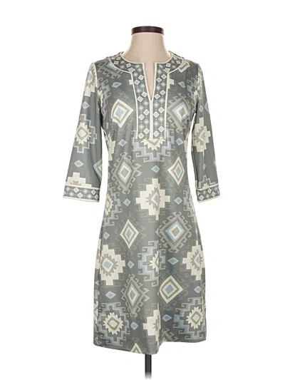Pre-owned Gretchen Scott Designs Casual Dress In Gray
