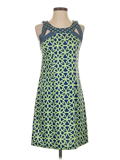 Pre-owned Gretchen Scott Designs Casual Dress In Green