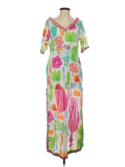 Pre-owned Gretchen Scott Designs Casual Dress In Green