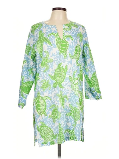 Pre-owned Gretchen Scott Designs Casual Dress In Green