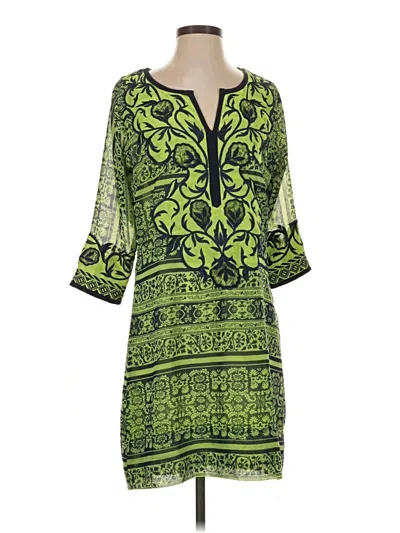 Pre-owned Gretchen Scott Designs Casual Dress In Green