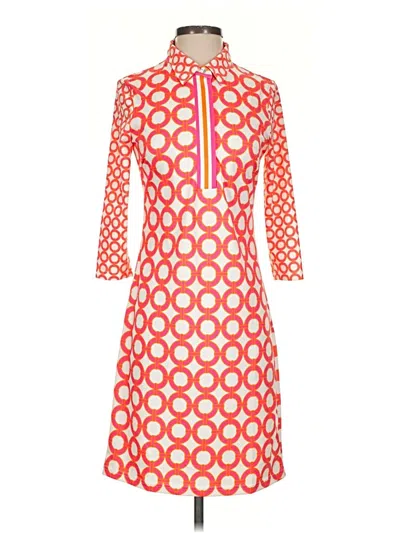 Pre-owned Gretchen Scott Designs Casual Dress In Red