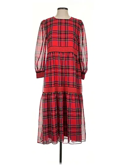 Pre-owned Gretchen Scott Designs Casual Dress In Red