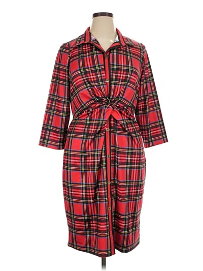 Pre-owned Gretchen Scott Designs Casual Dress In Red