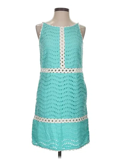Pre-owned Gretchen Scott Designs Casual Dress In Teal