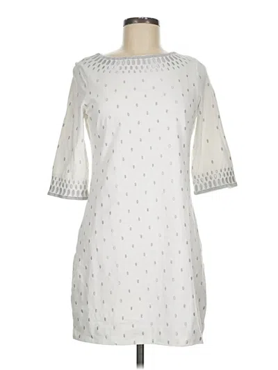 Pre-owned Gretchen Scott Designs Casual Dress In White