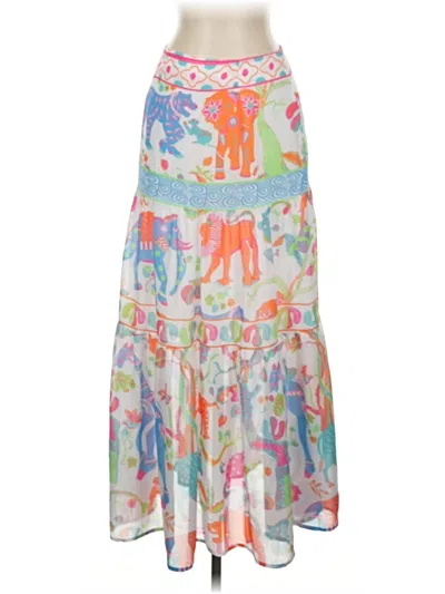 Pre-owned Gretchen Scott Designs Casual Skirt In White