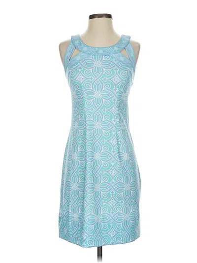 Pre-owned Gretchen Scott Designs Cocktail Dress In Blue